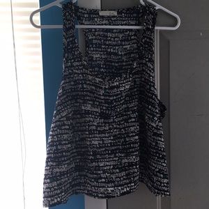 Lush crop flowy tank